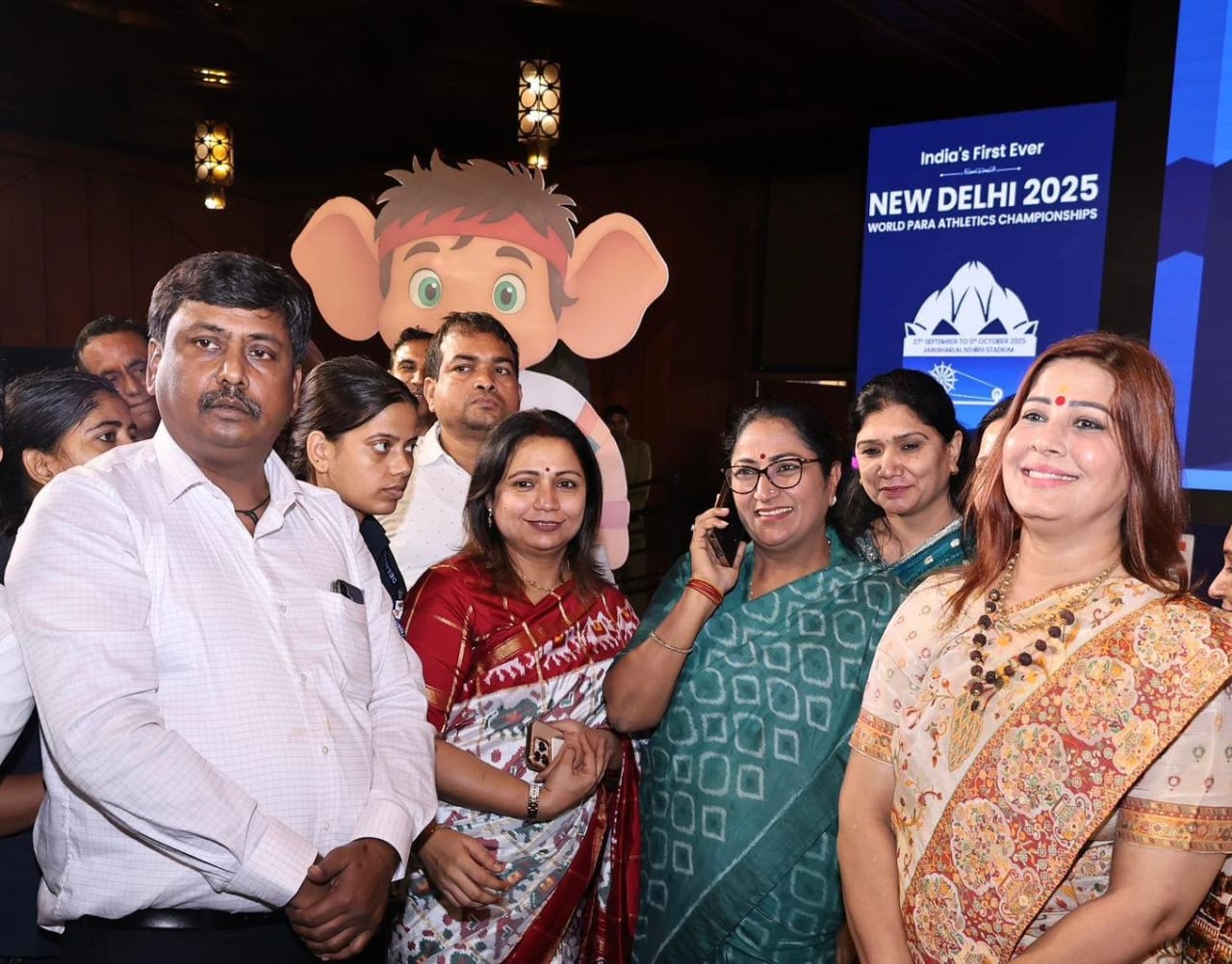 दिल्ली पैरा ओलंपिक समिति ने 2025 वर्ल्ड पैरा एथलेटिक्स चैंपियनशिप के भव्य शुभारंभ कार्यक्रम में अतिथियों का किया स्वागत