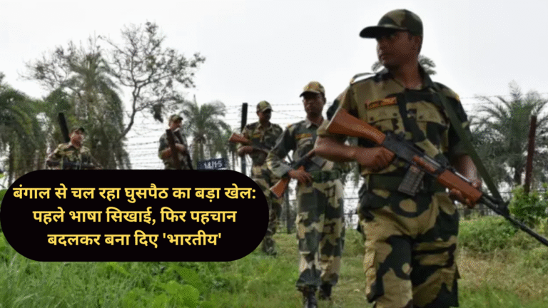 बंगाल से चल रहा घुसपैठ का बड़ा खेल: पहले भाषा सिखाई, फिर पहचान बदलकर बना दिए 'भारतीय'