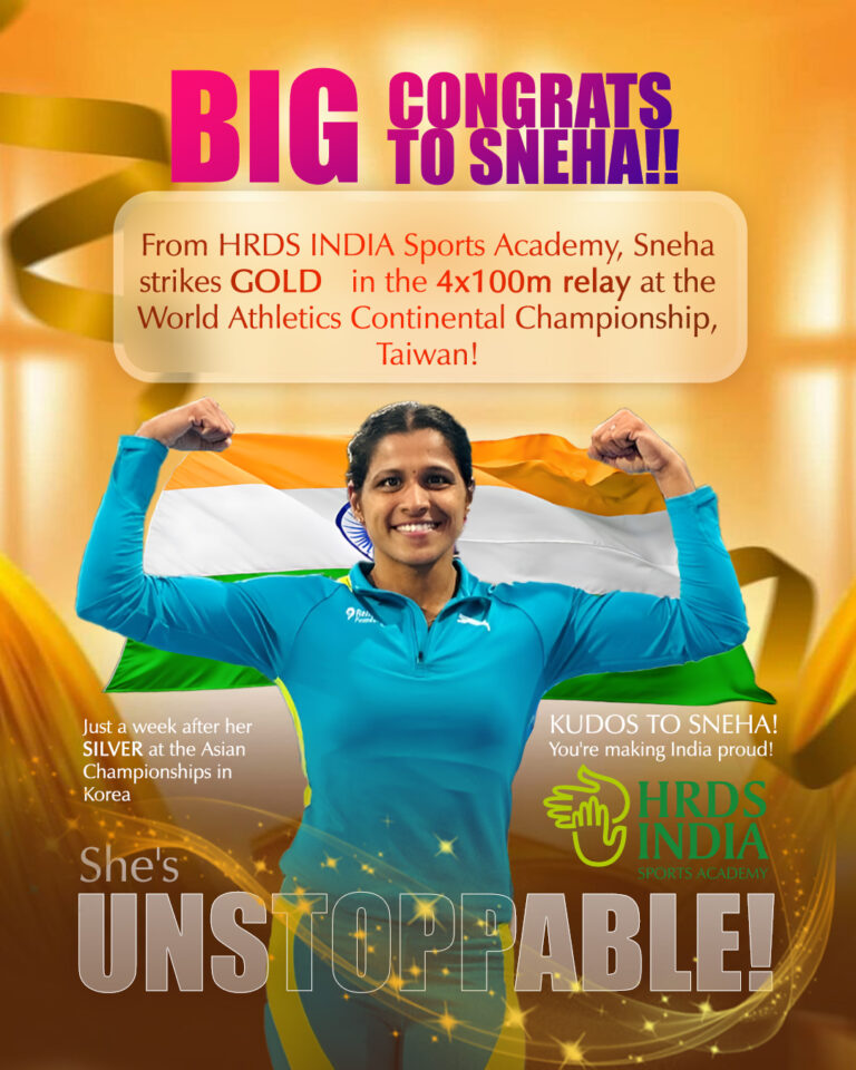 ताइवान में भारत की महिला रिले टीम ने जीता गोल्ड, HRDS INDIA की स्नेहा बनीं जीत की नायिका