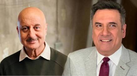 Anupam Kher और Boman Irani 