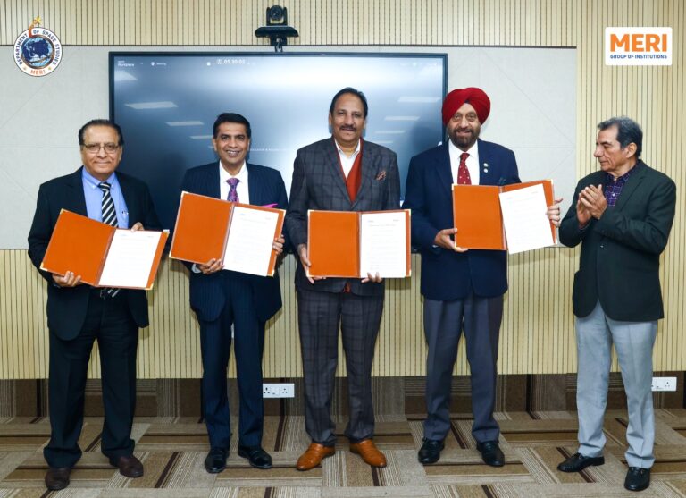 स्पेस क्षेत्र में कार्य करने के लिए एमईआरआई और एसआईए के बीच समझौता