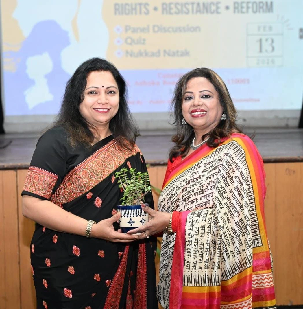 Parul Singh attended the Delhi YWCA event as the chief guest to mark National Women's Day.